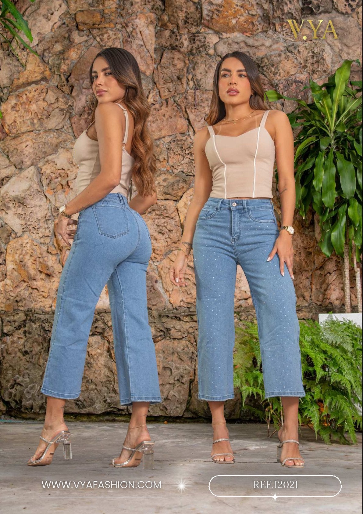 Jean Culotte con brillos