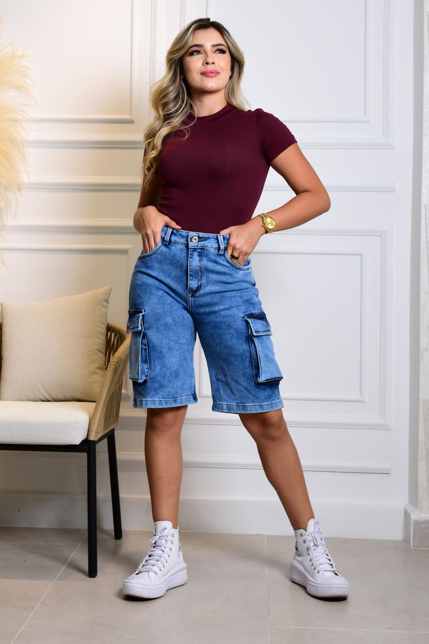 Short Denim Cargo - VYA